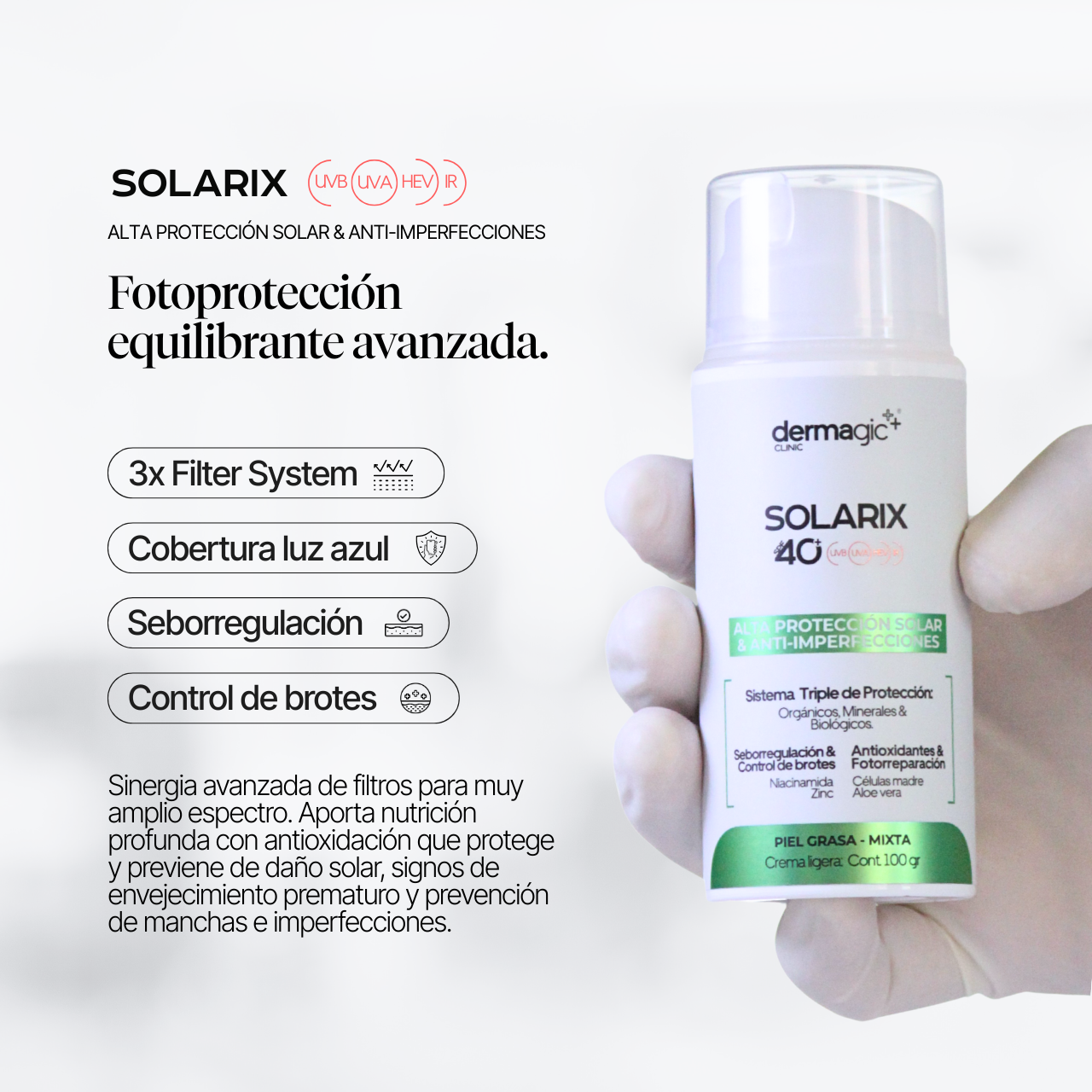 Protección Solar & Anti-imperfecciones Solarix